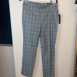 High waisted Work Pants - Plaid